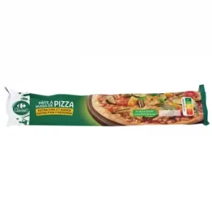 Masa Pizza Fina con Aceite de Oliva Carrefour Classic 230 G.