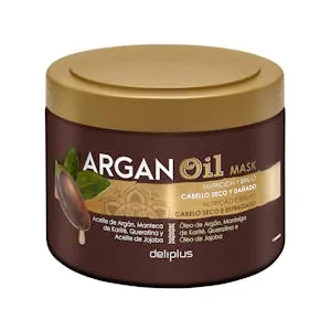 Mascarilla Argan Oil Deliplus Cabello Seco y Dañado 0.4 L