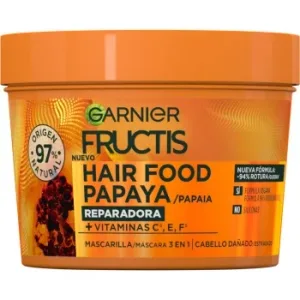 Mascarilla Capilar 3 en 1 Hair Food Papaya Reparadora para Cabello Dañado Garnier-fructis 390 Ml.