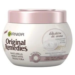Original Remedies Mascarilla Capilar Calmante y Nutritiva para Todo Tipo de Cabellos Incluso Sensibles Original Remedies Délicatesse de Garnier 300 Ml. 340 ML