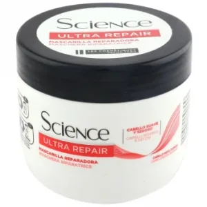 Mascarilla Capilar Reparadora para Cabello Seco y Dañado Ultra Repair Science Les Cosmétiques 300 Ml.