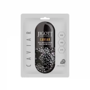 Mascarilla Facial de Algodón Extracto Caviar Jigott 1 Ud.