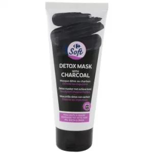Mascarilla Facial Détox con Carbón Piel Mixta a Grasa Carrefour Soft 100 Ml.