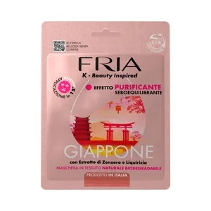 Fria Máscarilla Facial Purificante con Efecto Seboequilibrante e Ingredientes de Origen Natural Fria Japón.