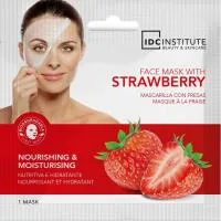 Mascarilla Facial Tisue Biodegradable Fresa Idc, Pack 1 Ud