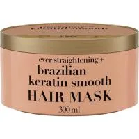 Mascarilla Keratina Brasil Ogx, Tarro 300 Ml