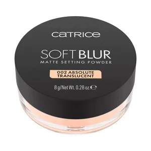 Catrice Matte Soft Blur Tono 002 Absolute Translucent, Translúcido Polvo Fijador Efecto Difuminado Suave.