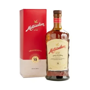 Matusalem Ron Dorado Gran Reserva, Solera 15 Años, Elaborado en Cuba Botella 70 Cl. 700 ML