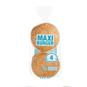 Maxi Pan de Burger Hacendado 0.3 KG