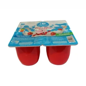 Maxi Petit de Fresa Carrefour Classic sin Gluten Pack de 4 Unidades de 100 G.