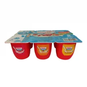Maxi Petit de Fresa, de Plátano y de Fresa-plátano Carrefour Classic' sin Gluten Pack de 6 Unidades de 100 G.
