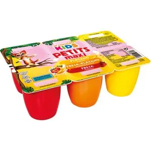 Maxi Petit Fresa, Plátano y Fresa-plátano 6 X 100 Gr