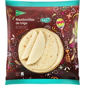 Maxi Tortillas de Trigo 6 Unidades  el Corte Ingles 370 G