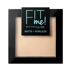 Maybelline Fit Me! Tono 105 Polvos Matificantes con Acabado Mate, para Pieles Normales y Grasas.