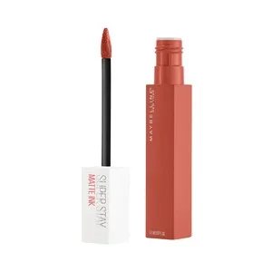 Maybelline Super Stay Matte Ink Nudes Tono Nude 070 Amazonian  Pintalabios Líquido con Aplicador en Forma de Flecha y un Acabado Mate.