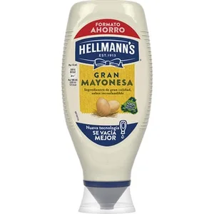 Mayonesa Bocabajo sin Gluten Formato Ahorro  Hellmann's 750 ML