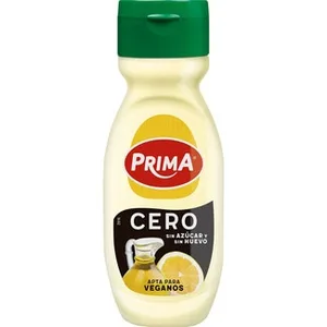 Mayonesa Cero sin Azúcar y sin Huevo  Prima 255 ML
