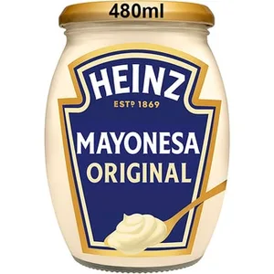 Mayonesa Elaborada con Huevos Camperos sin Gluten y sin Lactosa  Heinz 480 ML