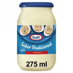 Mayonesa Kraft sin Gluten Tarro 275 Ml.