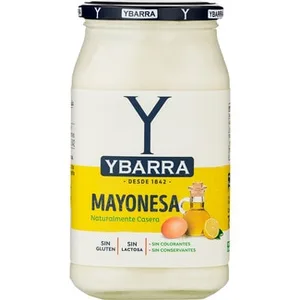 Mayonesa Sabor Casero sin Gluten y sin Lactosa  Ybarra 750 ML