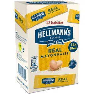 Mayonesa sin Gluten sin Lactosa 12  Hellmann's 10 ML