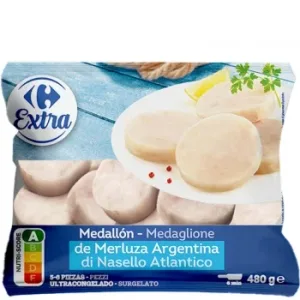 Medallones de Merluza Carrefour Extra 480 G