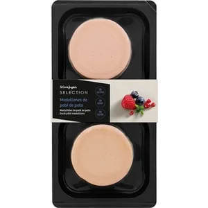 Medallones de Paté de Pato sin Gluten sin Lactosa Pack 2 X 100 G  el Corte Ingles Selection 200 G