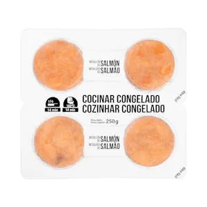 Medallones de Salmón Hacendado Cocinar Congelados 0.25 KG