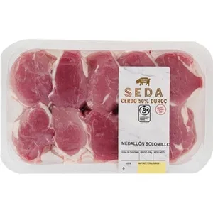 Medallones de Solomillo Extra de Cerdo 50% Duroc Peso Aproximado  Seda 400 G