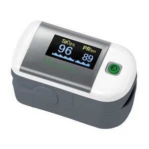Medidor de Oxígeno en Sangre Medisana Pm100, Saturación de Oxigeno y Pulso, Pantalla Oled, Apagado Automático.