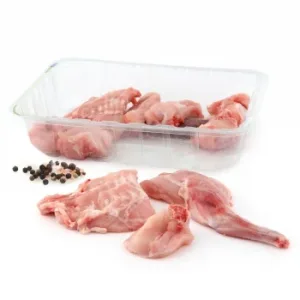 Medio Conejo Troceado Círculo de Calidad 650 G Aprox