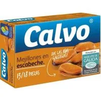 Mejillón en Escabeche 13/18 Piezas Calvo, Lata 115 G