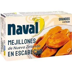 Mejillón en Escabeche 6/8 Piezas 65 Gr