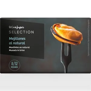 Mejillones al Natural Medianos 8-12 Piezas el Corte Ingles Selection