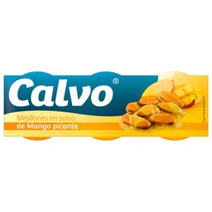 Calvo Mejillones con Salsa Da Mango 3x40g 120 G