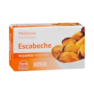 Mejillones de Chile en Escabeche Hacendado Pequeños 0.35 KG