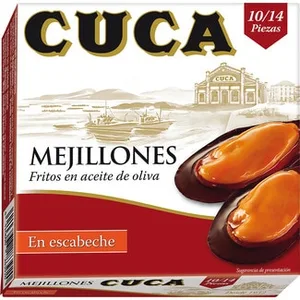 Mejillones en Escabeche 10-14 Piezas Cuca