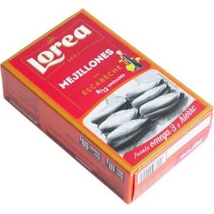 Mejillones en Escabeche 8-12 Piezas Lorea