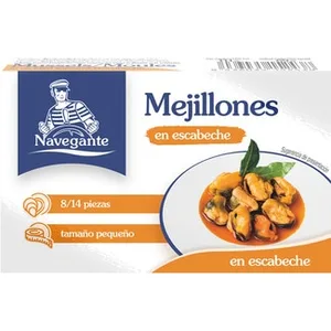 Mejillones en Escabeche 8-14 Piezas Navegante