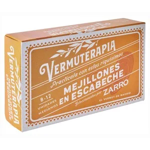 Vermuterapia Mejillones en Escabeche 8-12 Uds. 70 G.
