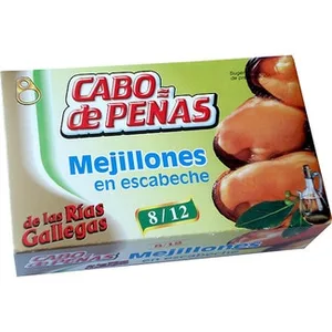 Mejillones en Escabeche de las Rías Gallegas 8-12 Piezas Cabo de Peñas