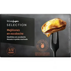 Mejillones en Escabeche Medianos 8-12 Piezas el Corte Ingles Selection