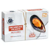 Mejillones en Escabeche Picantes 14/18 Piezas Dia Mari Marinera 69 G