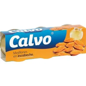 Mejillones Gallegos Escabeche Pack de 3 3 X 40 Gr