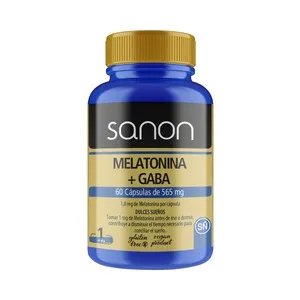 Sanon Melatonina y Gaba (complemento Alimenticio) 60 Cápsulas. 60 UD