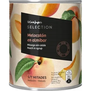 Melocotón en Almíbar Extra 5-7 Mitades  el Corte Ingles Selection 480 G