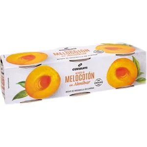 Melocotón en Almíbar Pack de 3 3 X 115 Gr