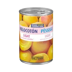 Melocotón Light Hacendado sin Azúcares Añadidos 0.4 KG