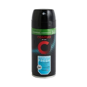 Cosmia Men Fresh Desodorante Comprimido en Spray para Hombre 100 Ml.