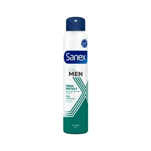 Sanex Men Fresh Protect Desodorante en Spray para Hombre Antitranspirante hasta 72 Horas 200 Ml.